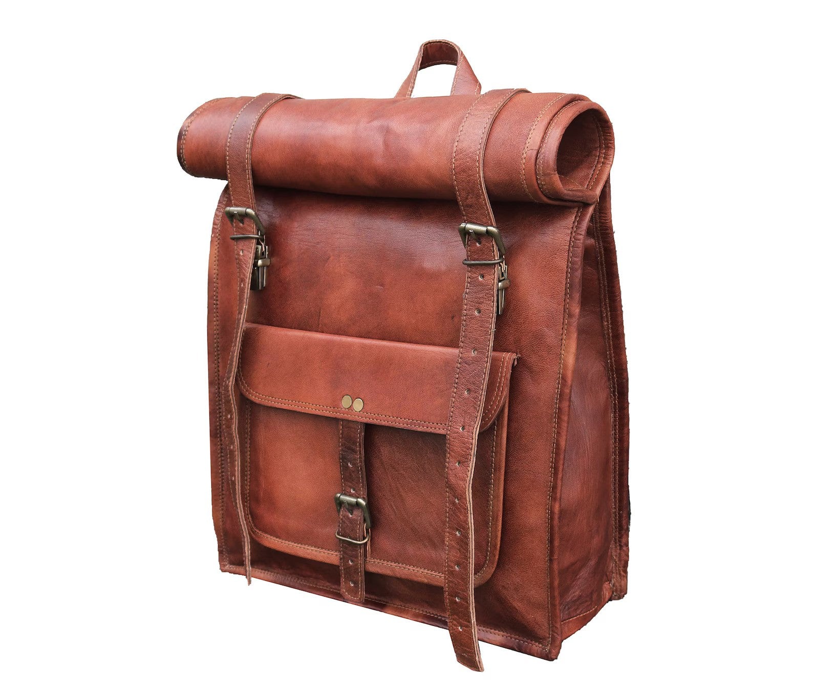Leather Backpack, Rucksack