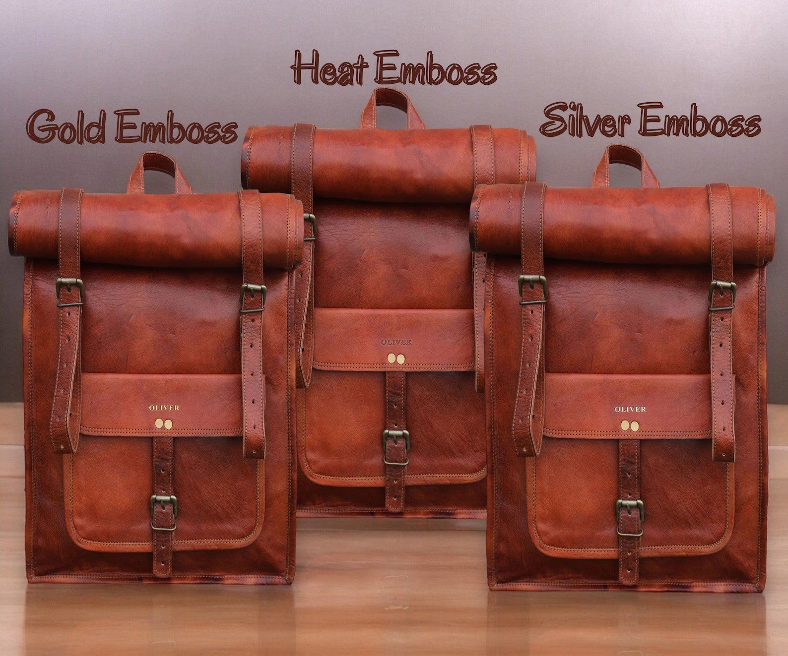 Leather Backpack, Rucksack