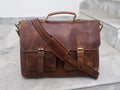 Handmade Buffalo Leather Messenger Bag