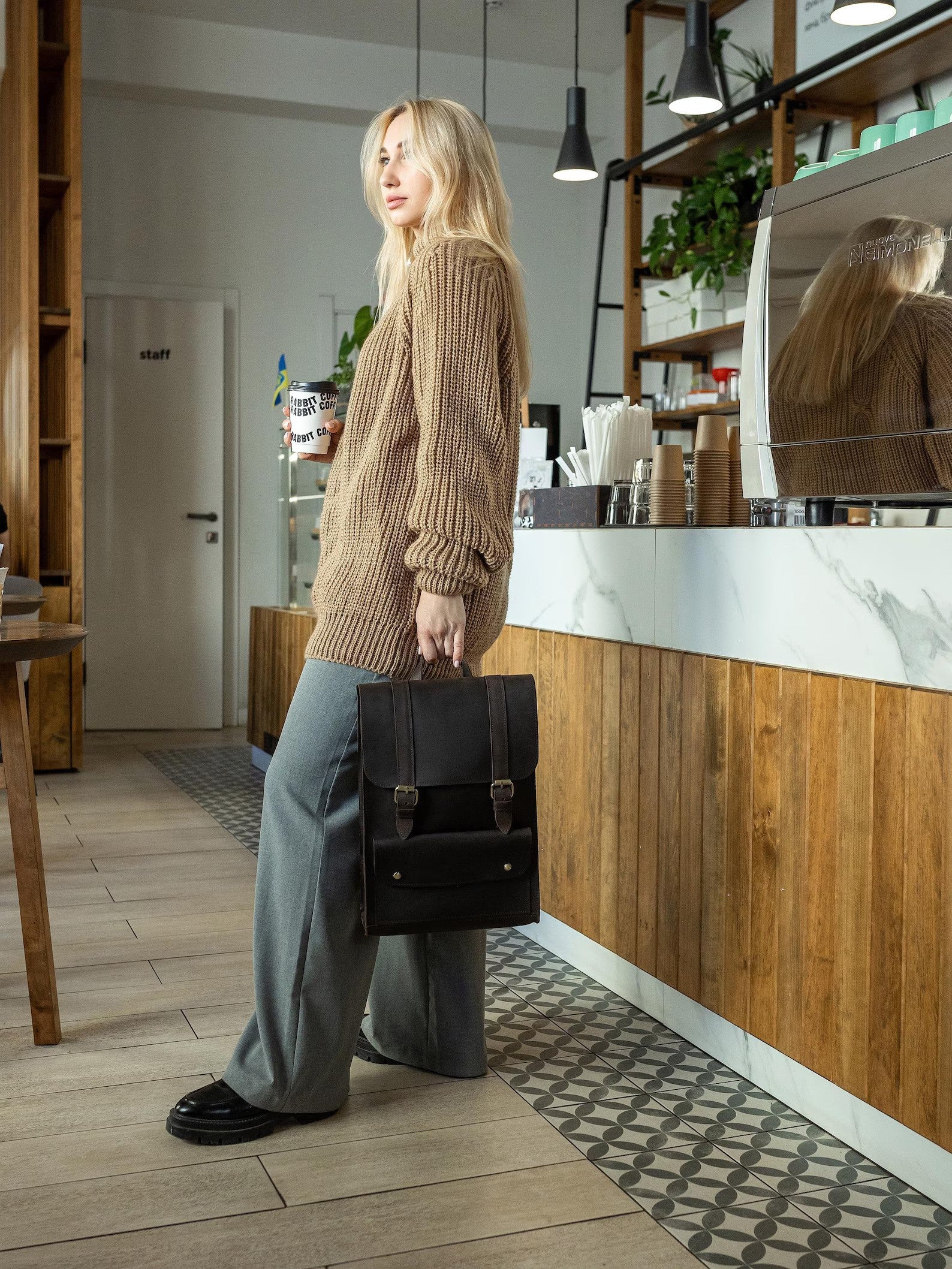 leather backpack, travel backpack for unisex