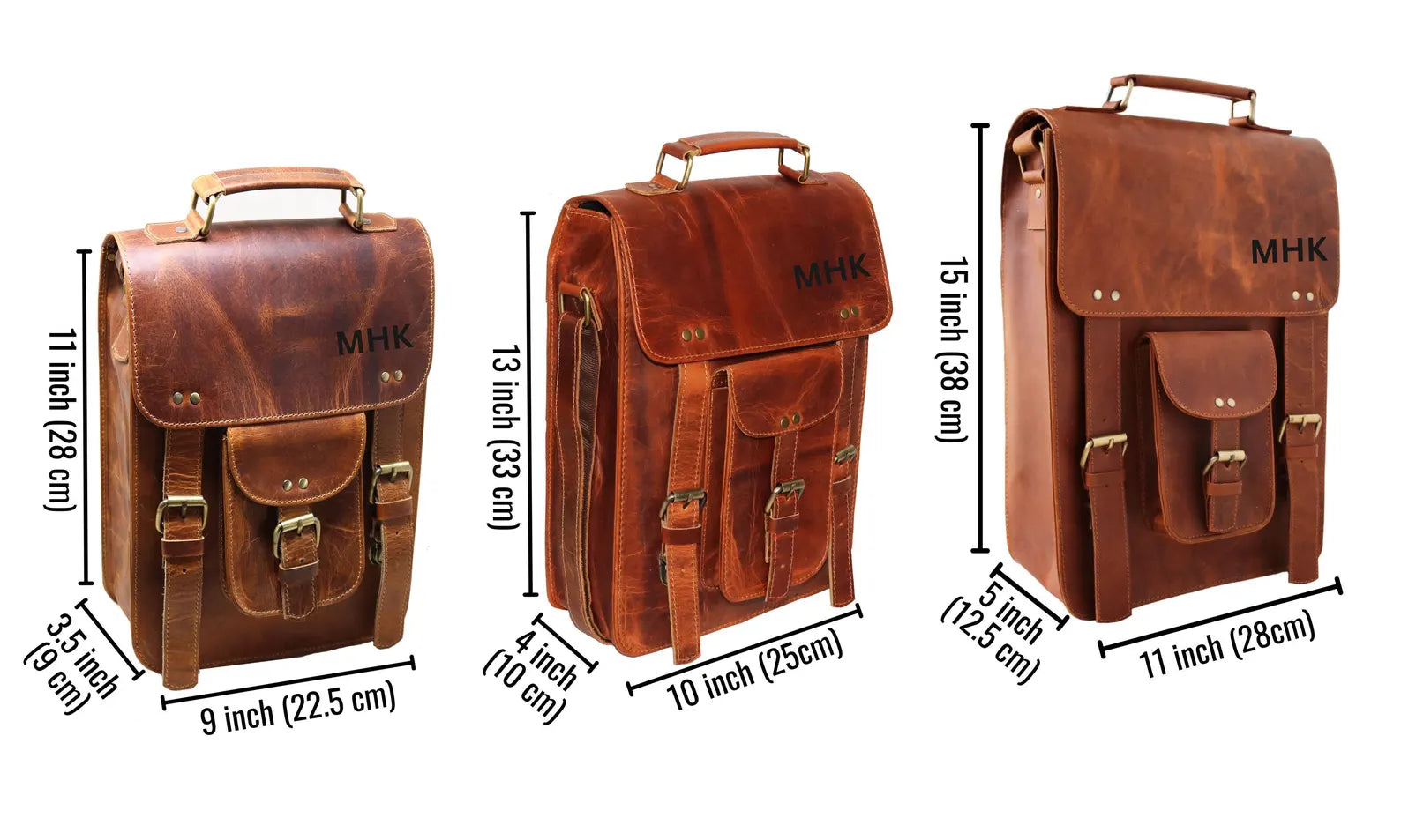 Leather Messenger Bag, Laptop Case