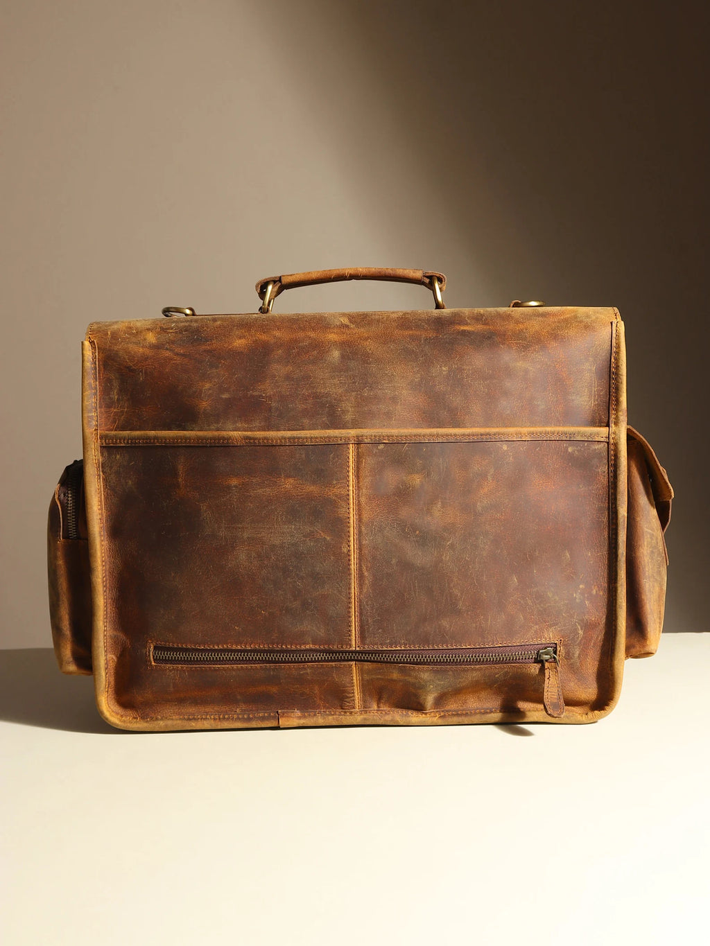 leather laptop bag | leather messenger bag