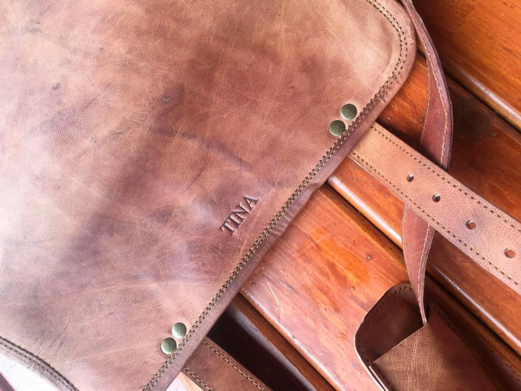 Leather Laptop Satchel/Briefcase