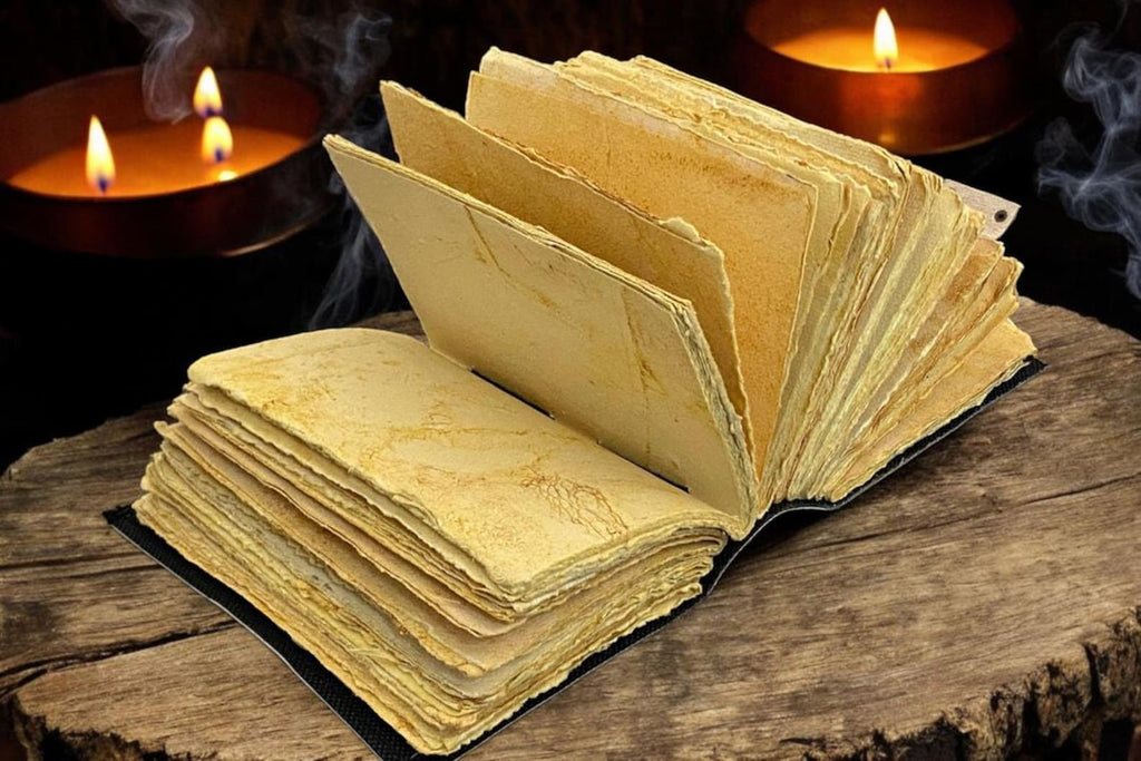 Fox Leather Journal Rustic vintage leather