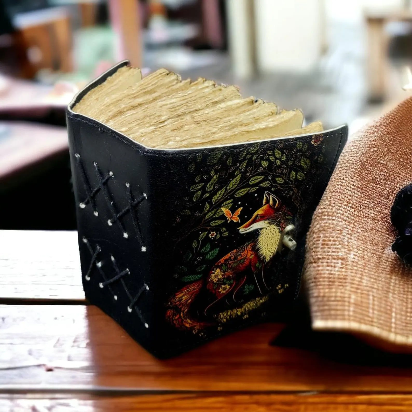 Large Handmade Leather Spell Book of Shadows