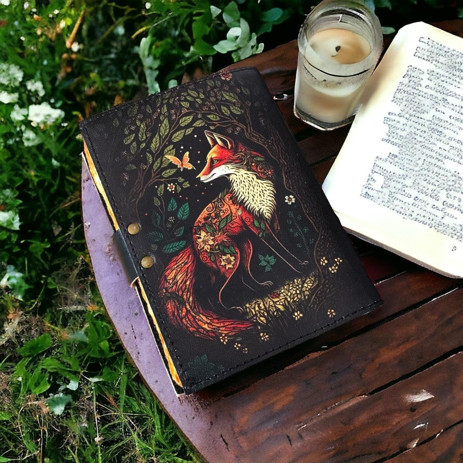 Fox Leather Journal vintage leather journal