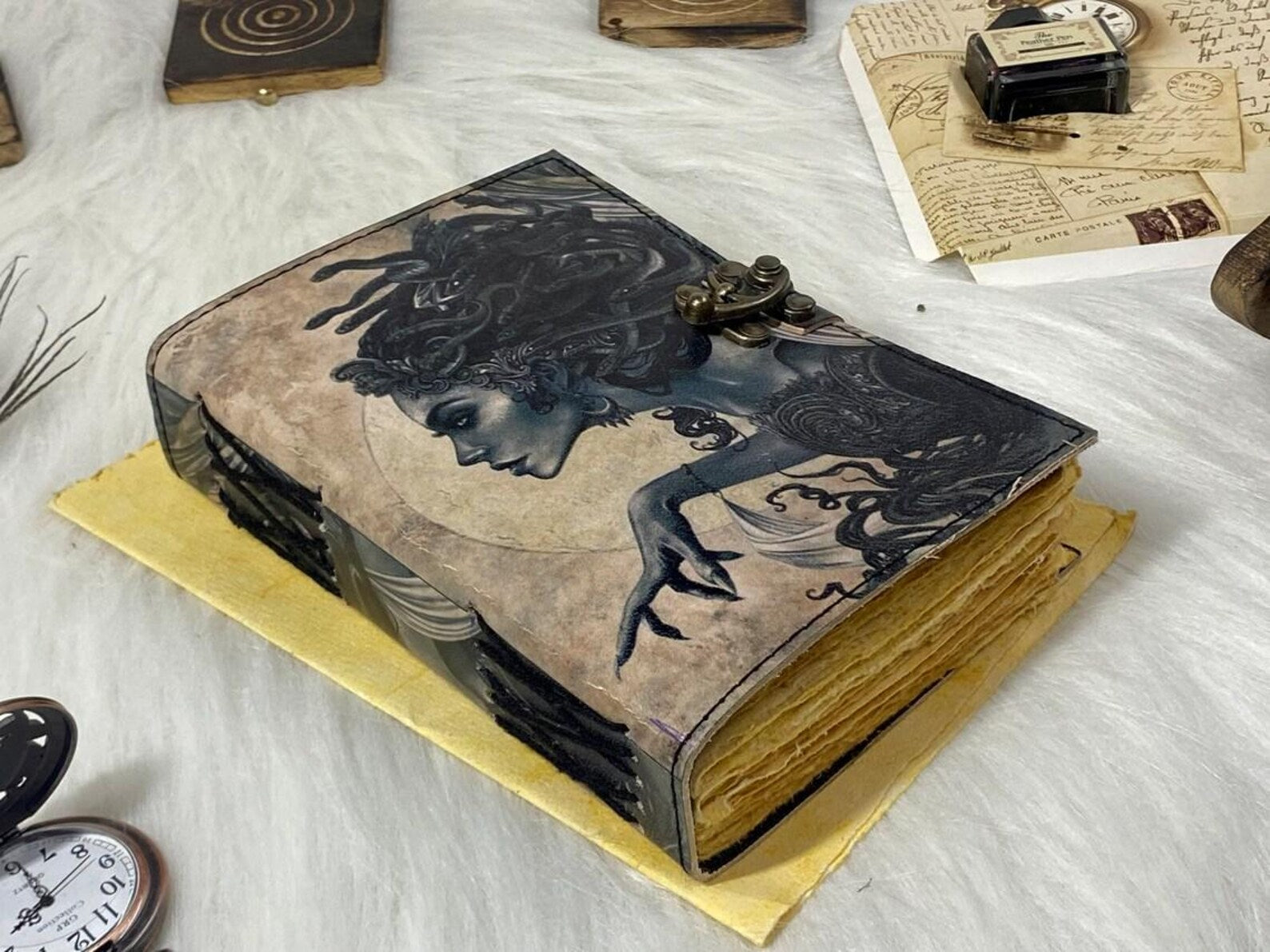 Leather journal notebook shadow work journal