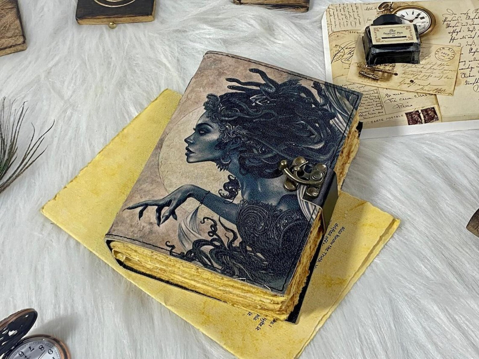 Leather journal notebook shadow work journal