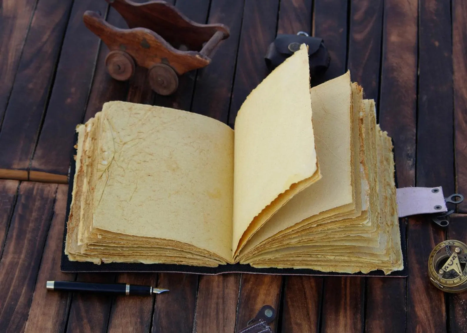 Sun & moon journal • handmade journal