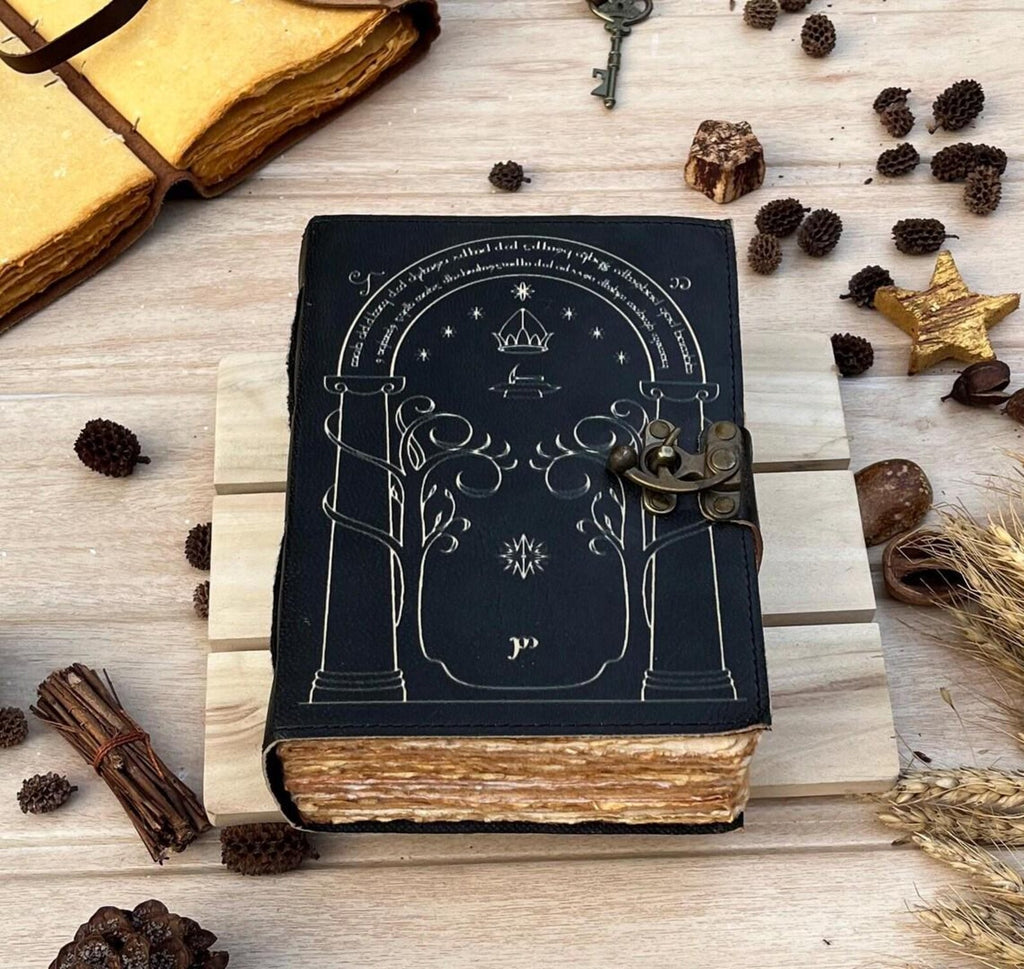 Lord of the Rings - handmade leather journal