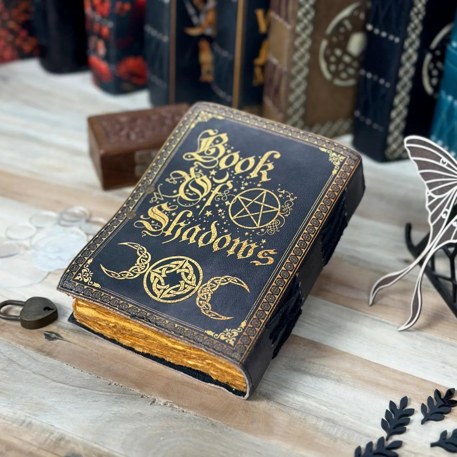 Book Of Shadows leather Notebook