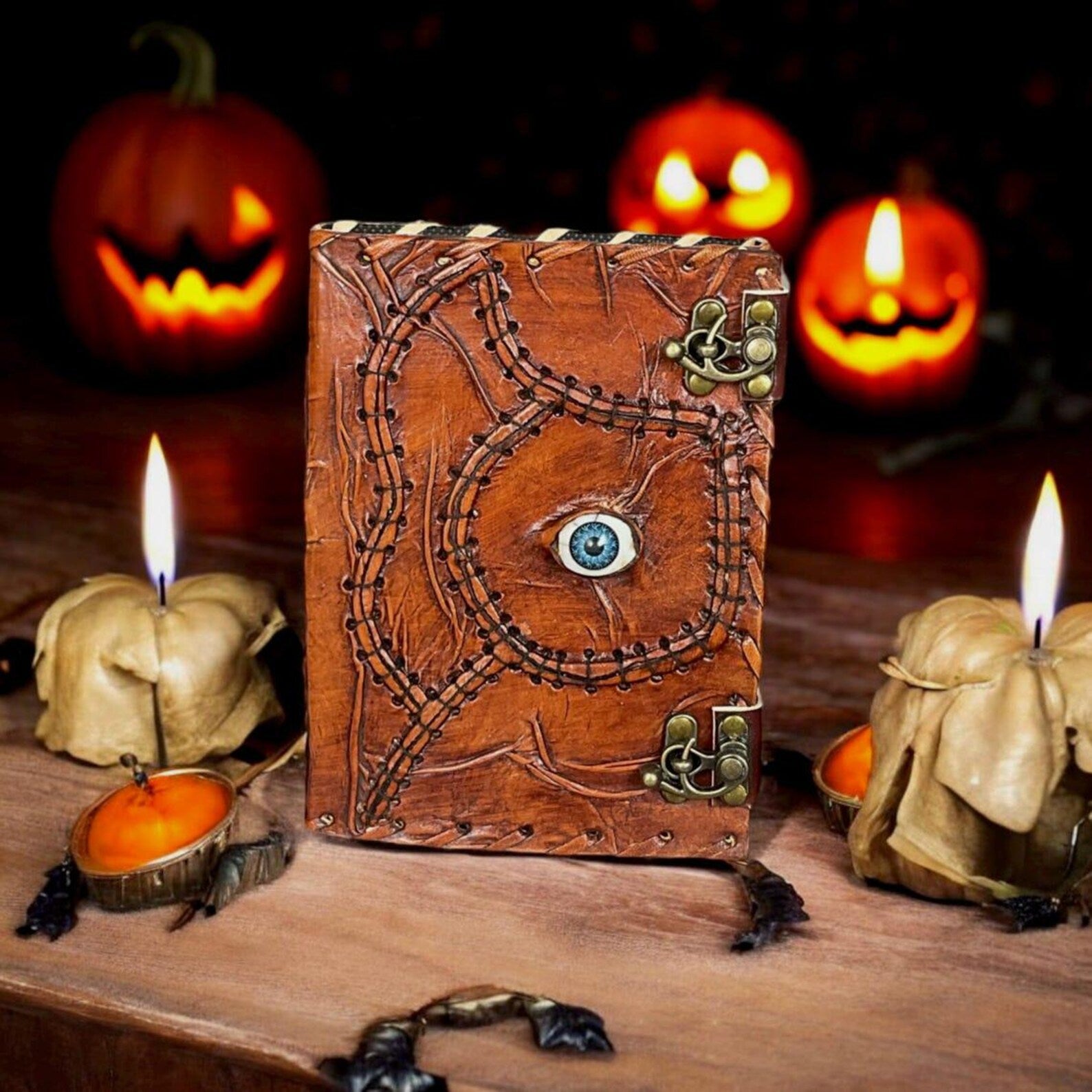 Hocus Pocus book of spells Leather Journal
