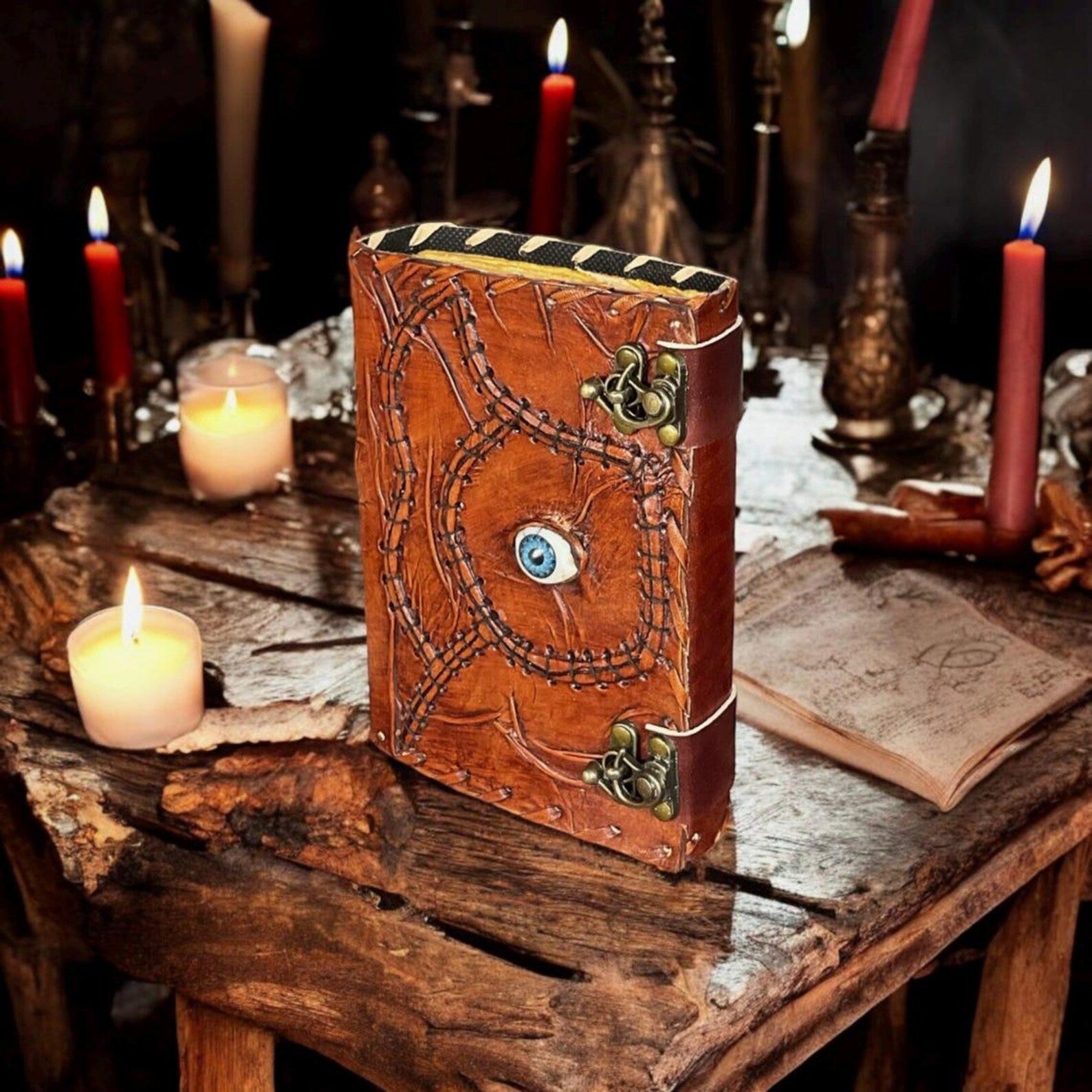 Hocus Pocus book of spells Leather Journal