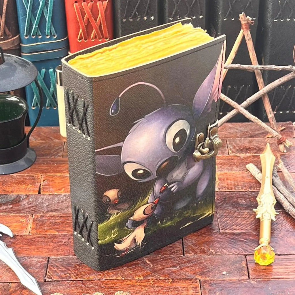 Stich printed notebook Leather Journal