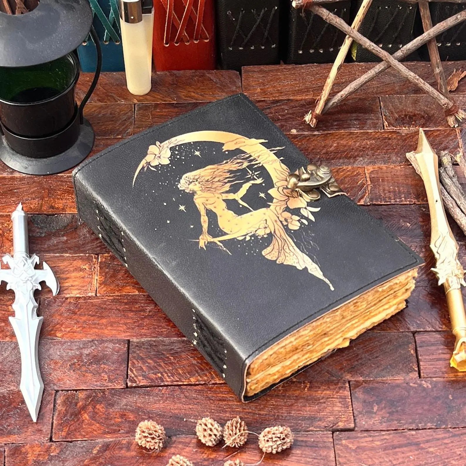 Spell Book of Shadows The Mermaid and Moon