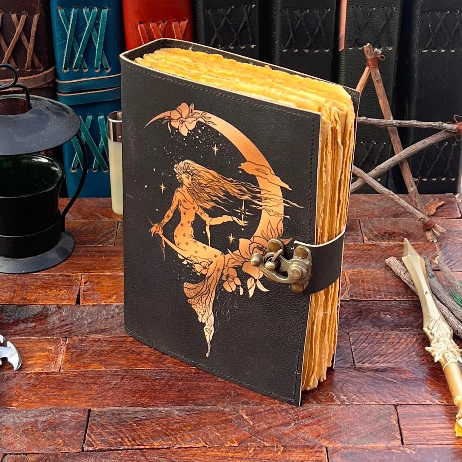 Spell Book of Shadows The Mermaid and Moon