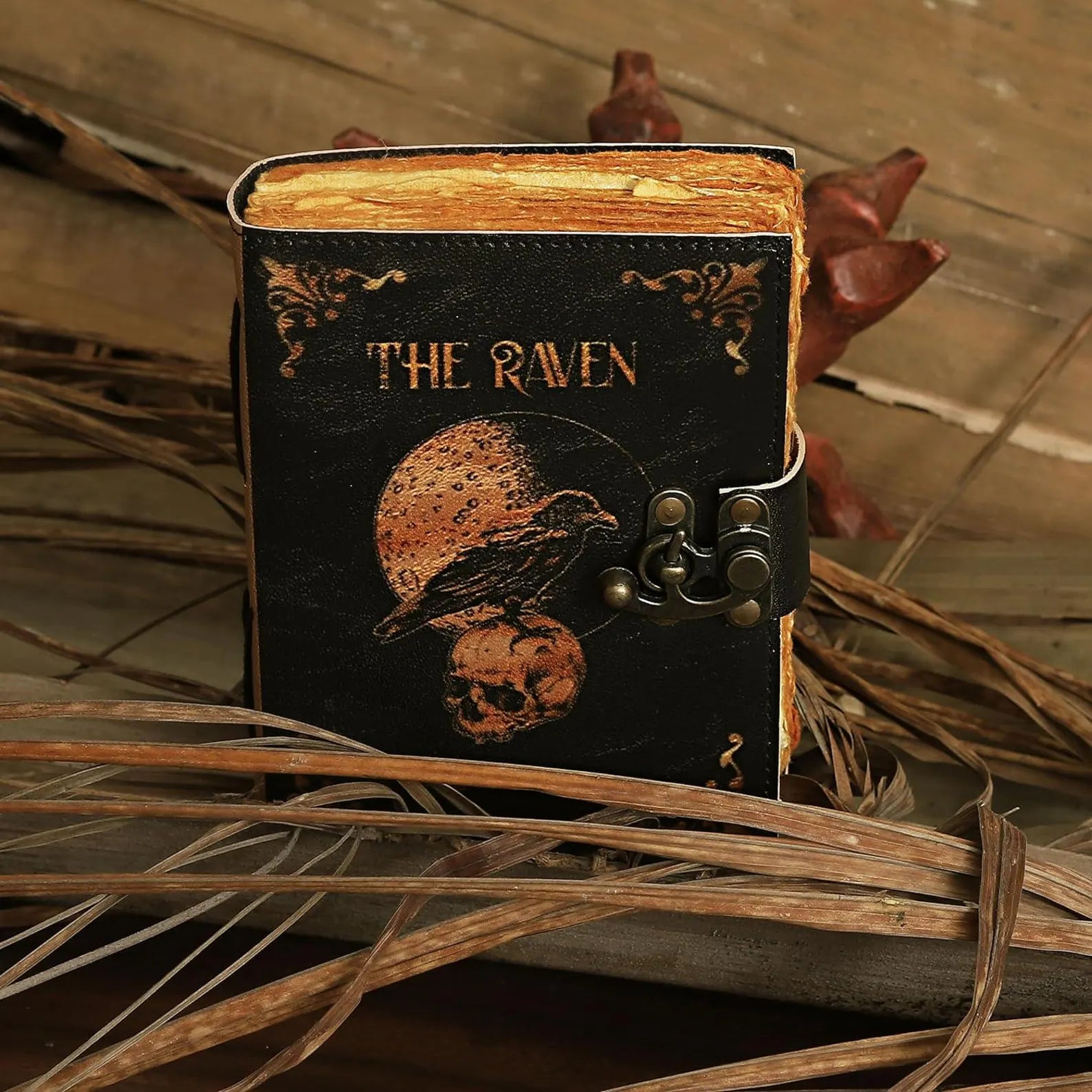 Leather Journal Notebook The Raven Journal
