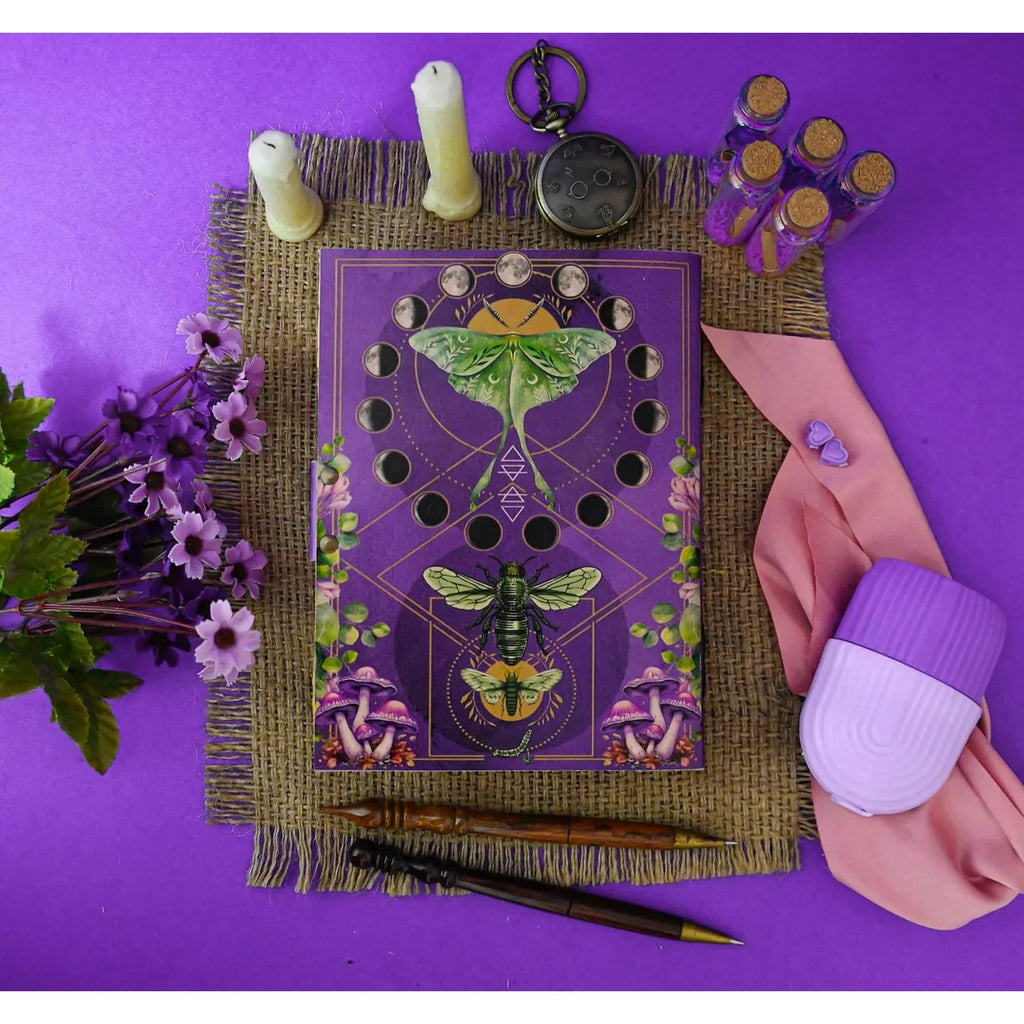 Blank Spell Book of Shadows with Lock
