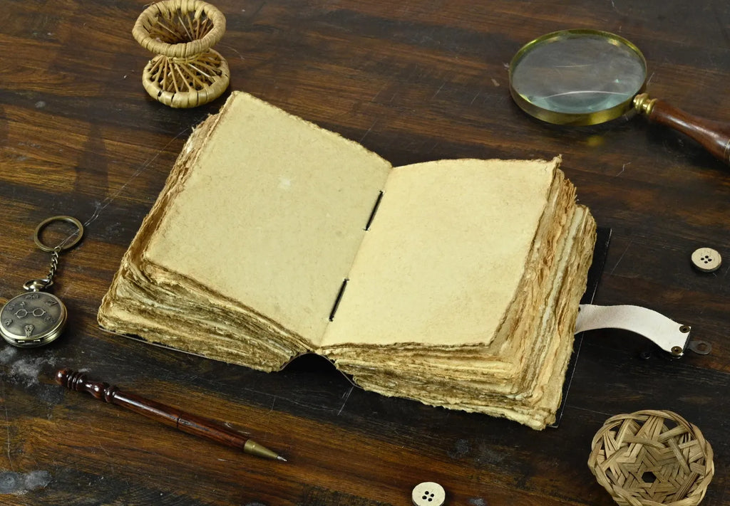 Leather Journal Gothic Notebook The Raven
