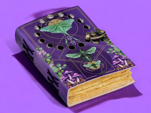 Blank Spell Book of Shadows with Lock