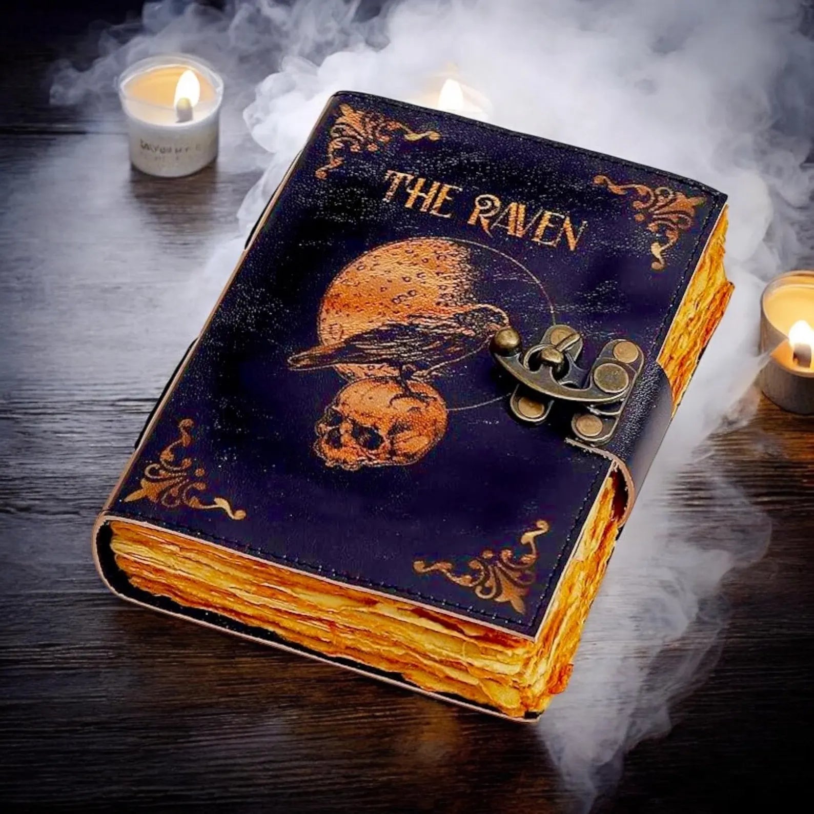 Leather Journal Notebook The Raven Journal