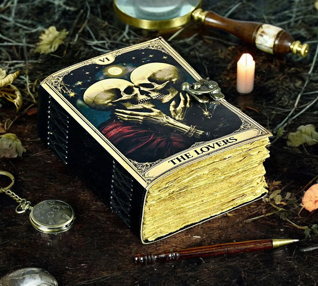 The Lovers Tarot Notebook Spiral Notebook