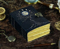 Large Grimoire leather journal, Tree of Life