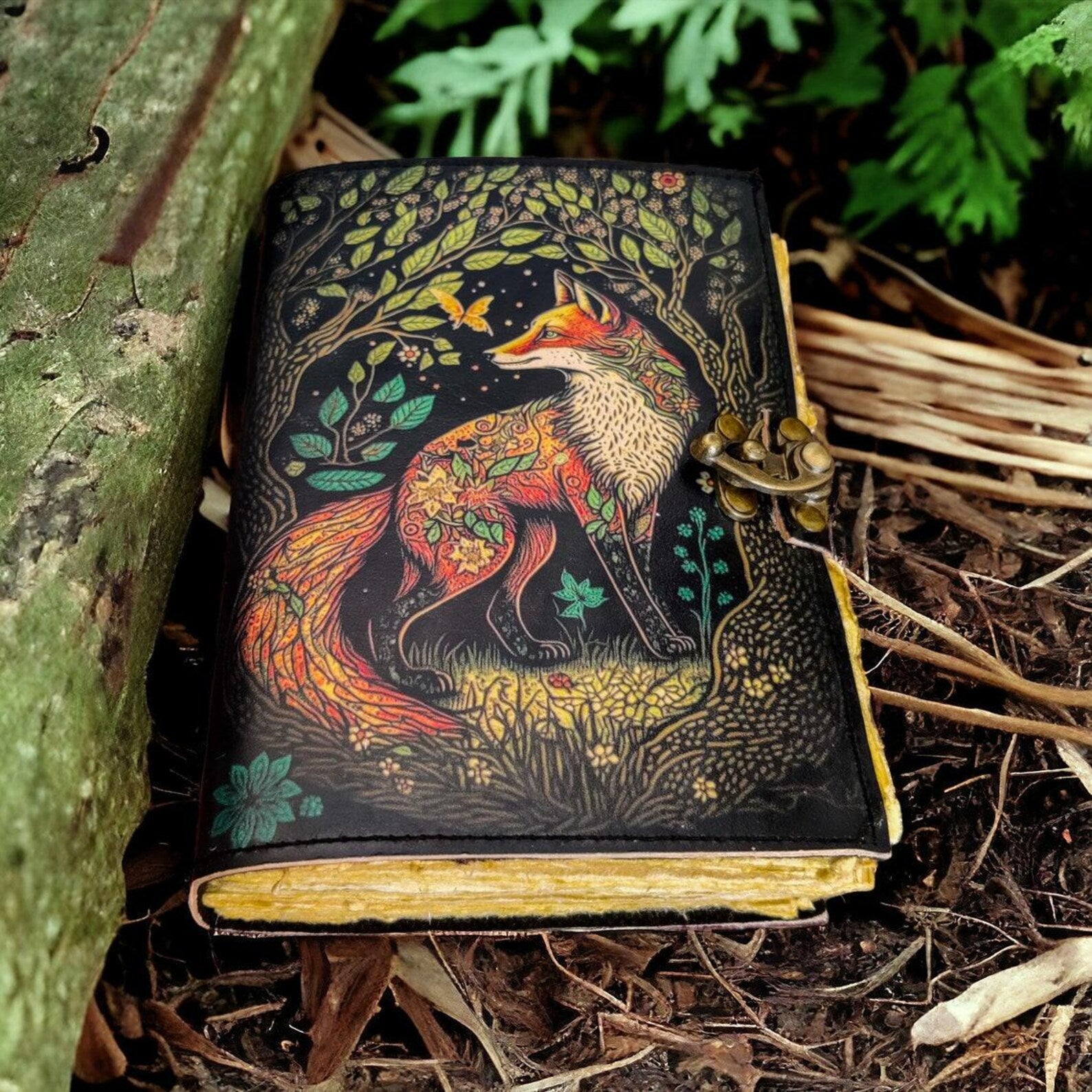 Fox Leather Journal vintage leather journal