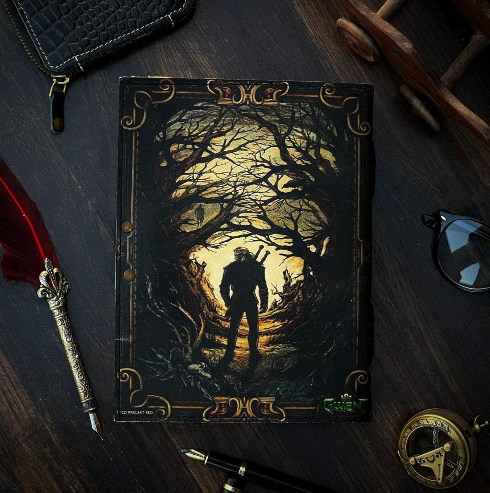 Witch journal • vintage leather journal