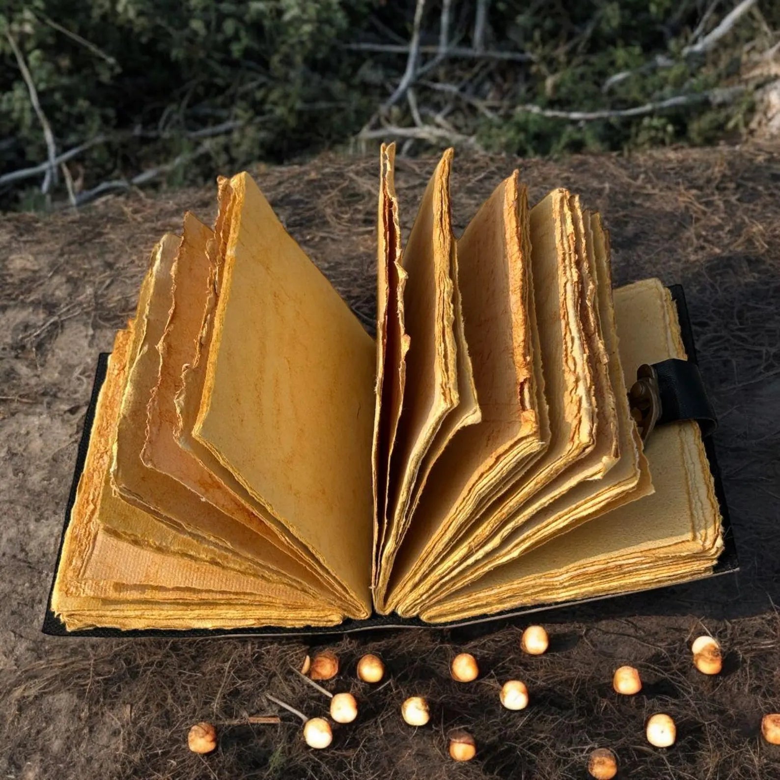 Leather Journal Notebook Snake Print