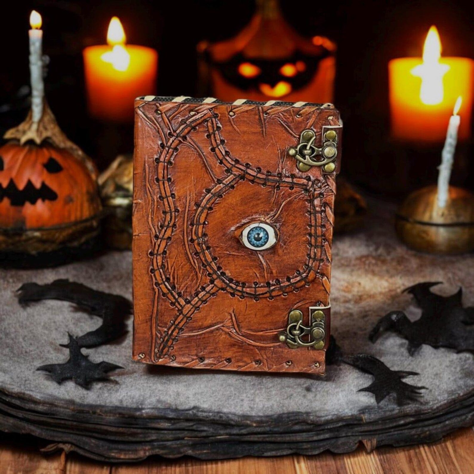 Hocus Pocus book of spells Leather Journal