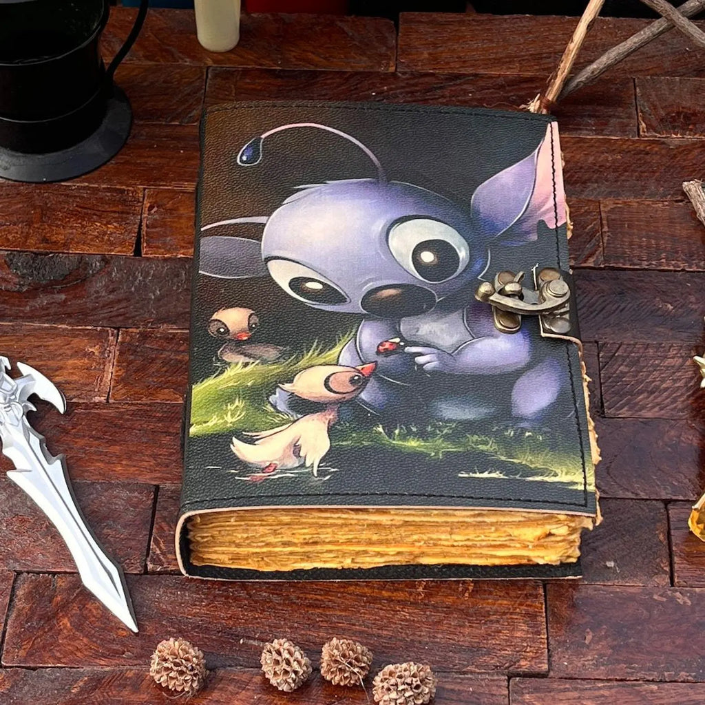 Stich printed notebook Leather Journal