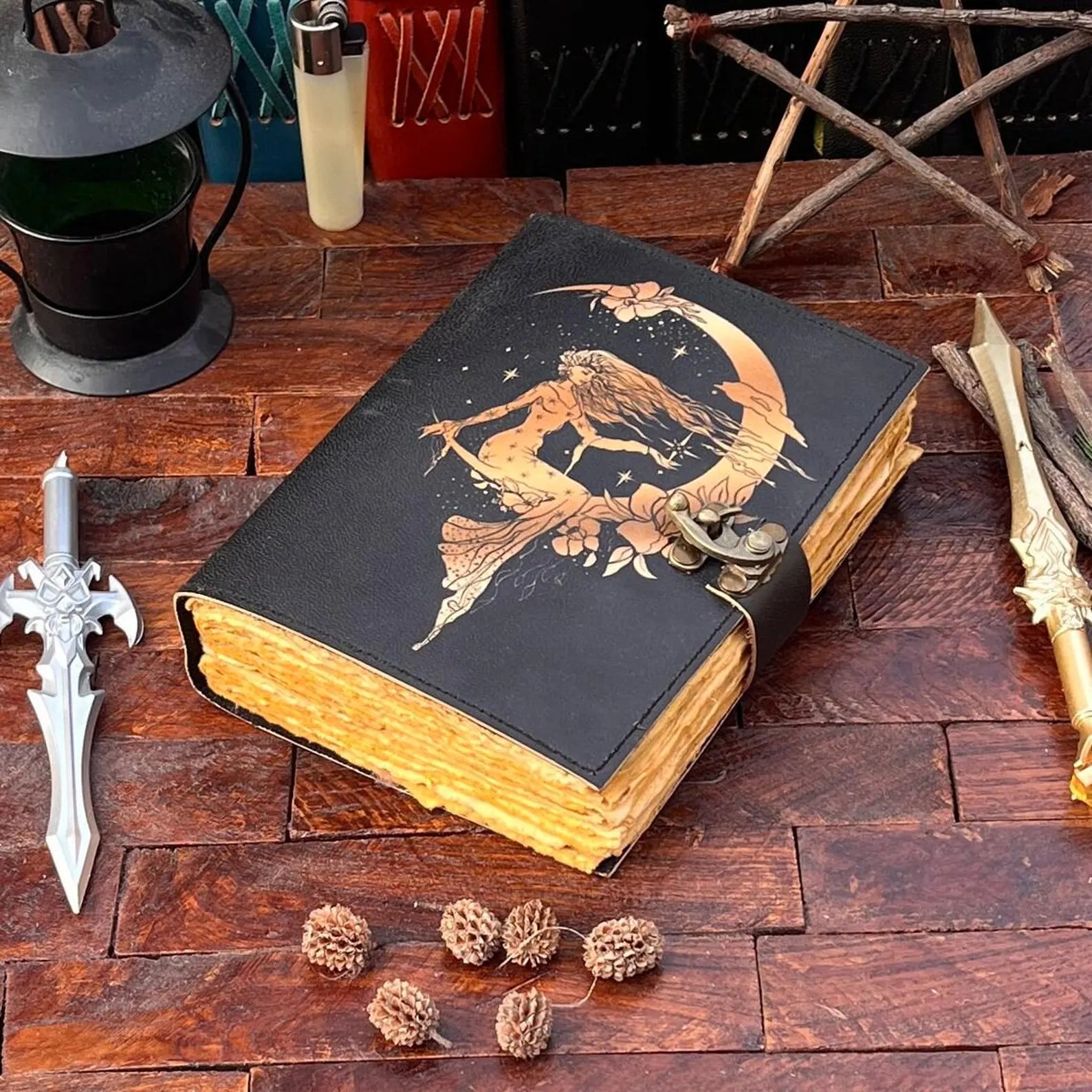 Spell Book of Shadows The Mermaid and Moon