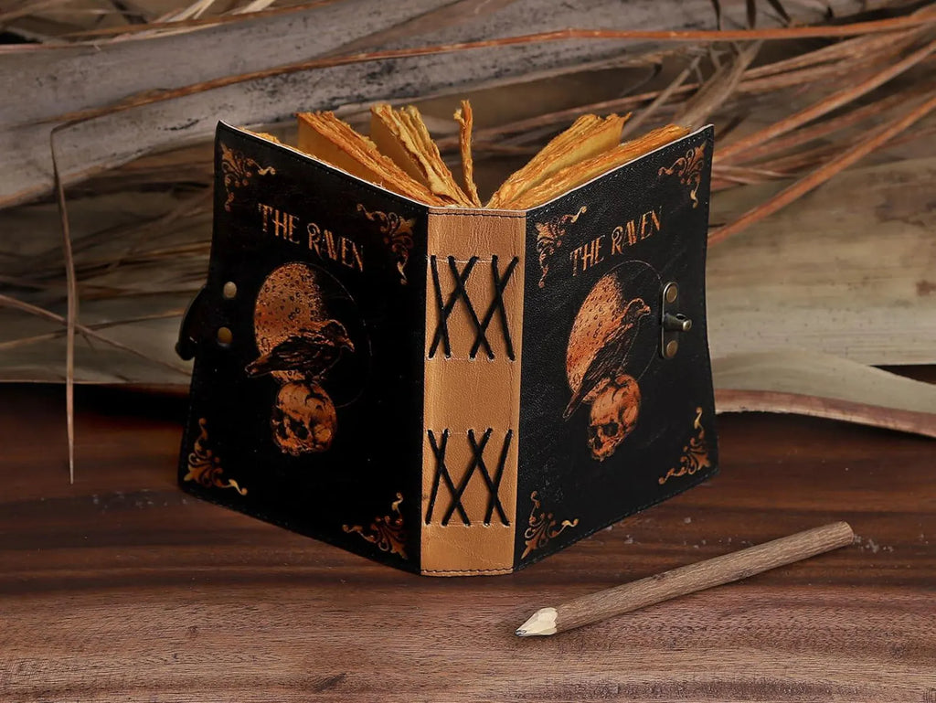 Leather Journal Notebook The Raven Journal
