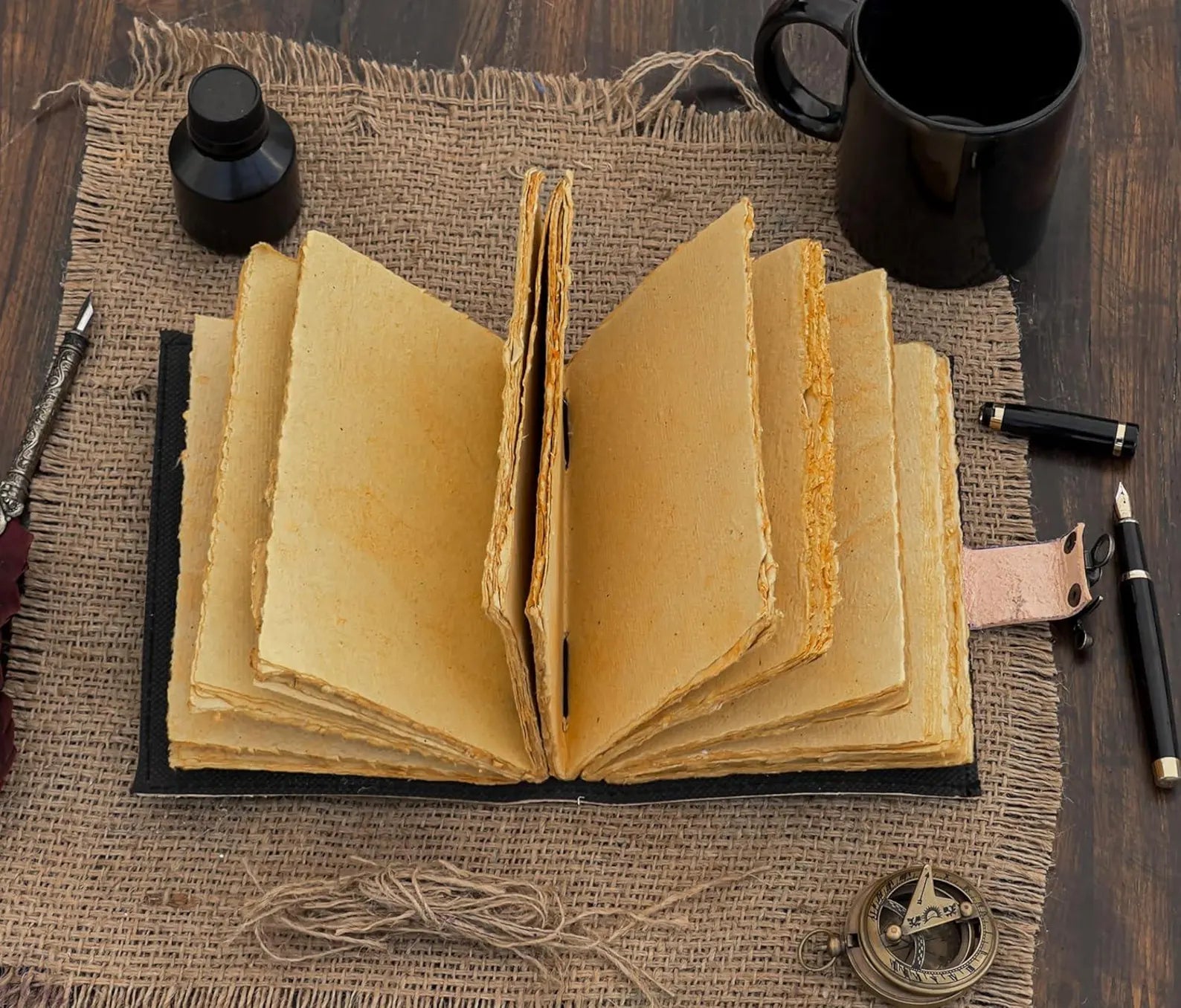 Blank Spell Book of Shadows Luna Moth Journal