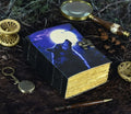 Large Wolf Vintage Leather Journal Grimoire Journal