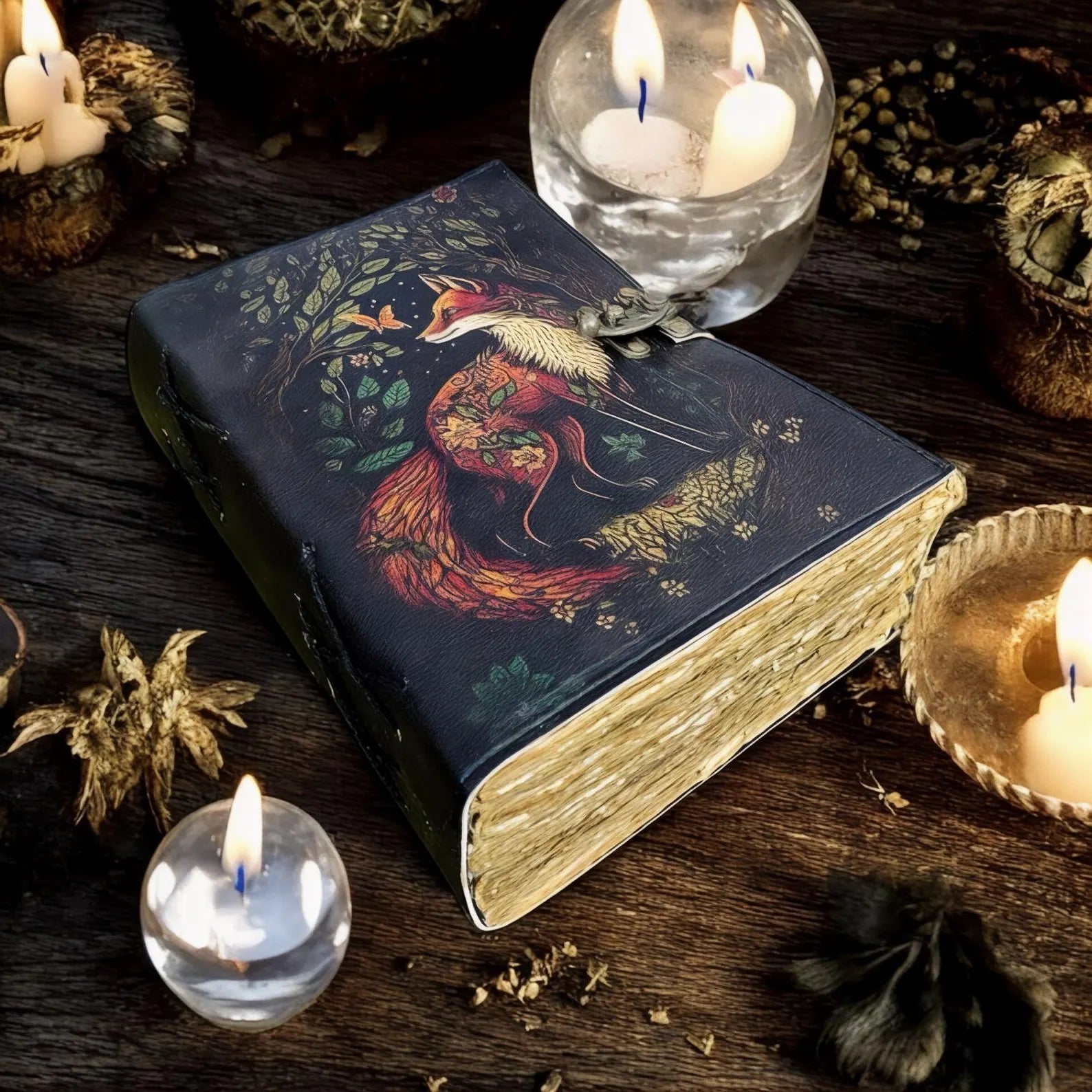 Fox Vintage Handmade leather Journal