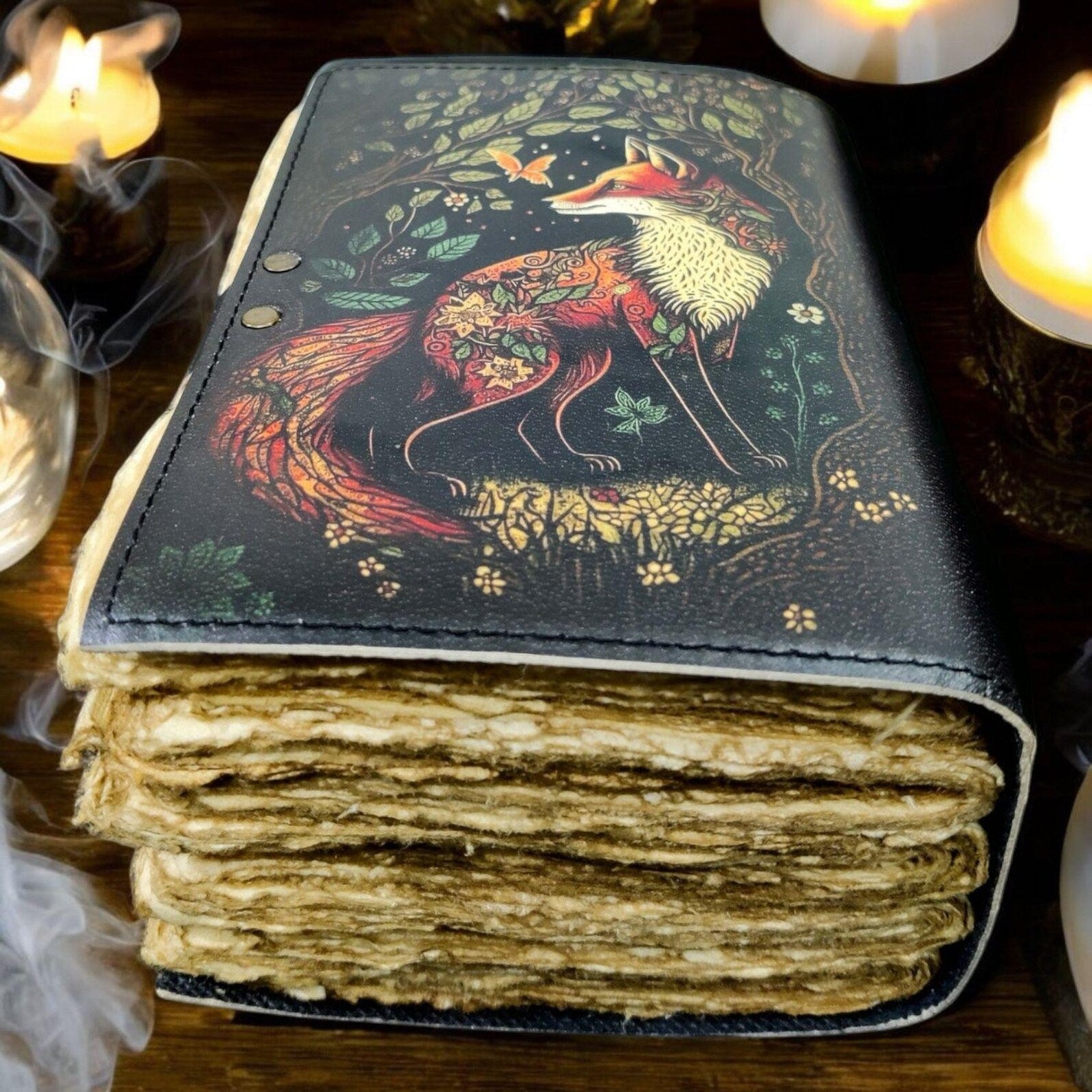 Fox Vintage Handmade leather Journal