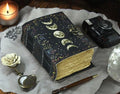 leather journal, Moon Phase Journal
