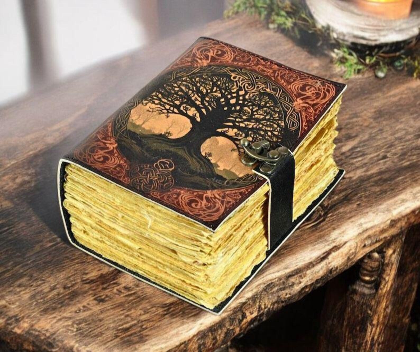 Tree of Life Handmade Vintage leather journal