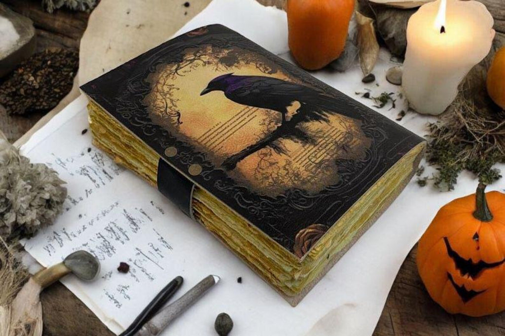 Leather Journal Notebook The Raven journal