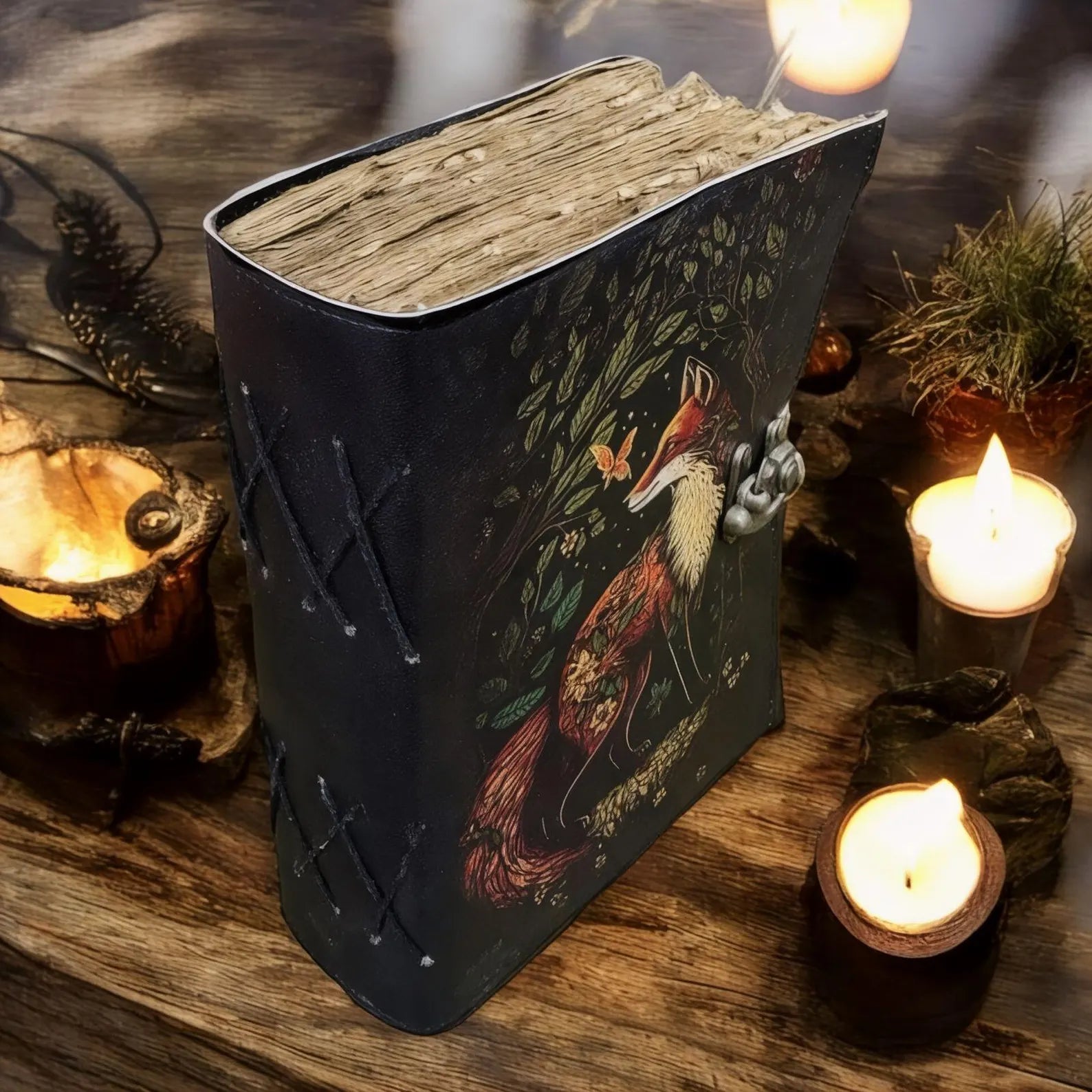 Fox Vintage Handmade leather Journal