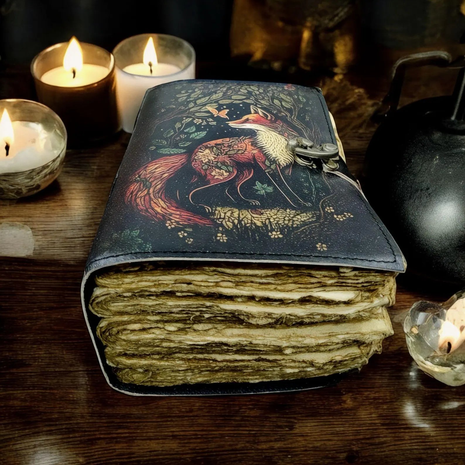 Fox Vintage Handmade leather Journal