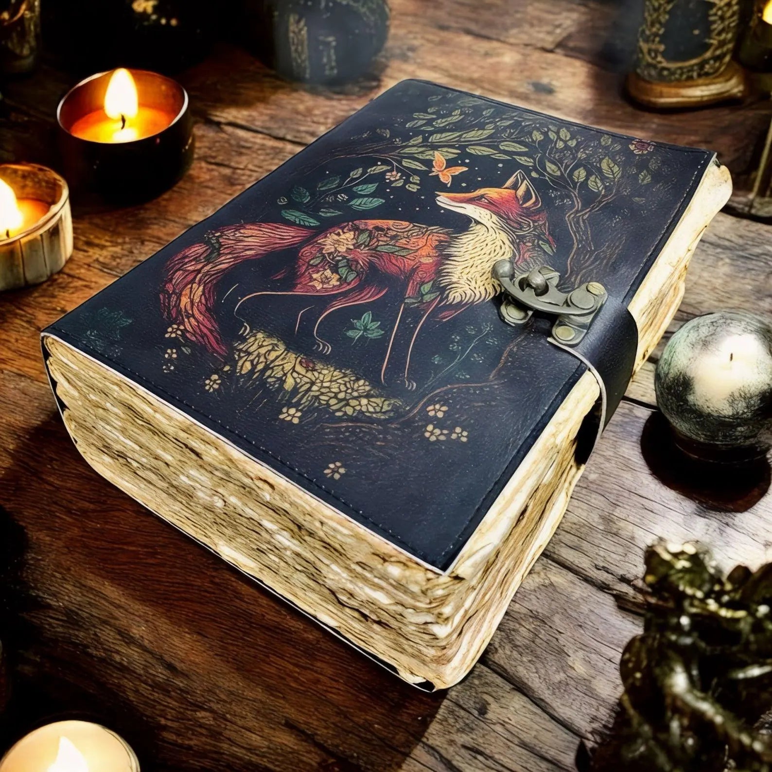 Fox Vintage Handmade leather Journal