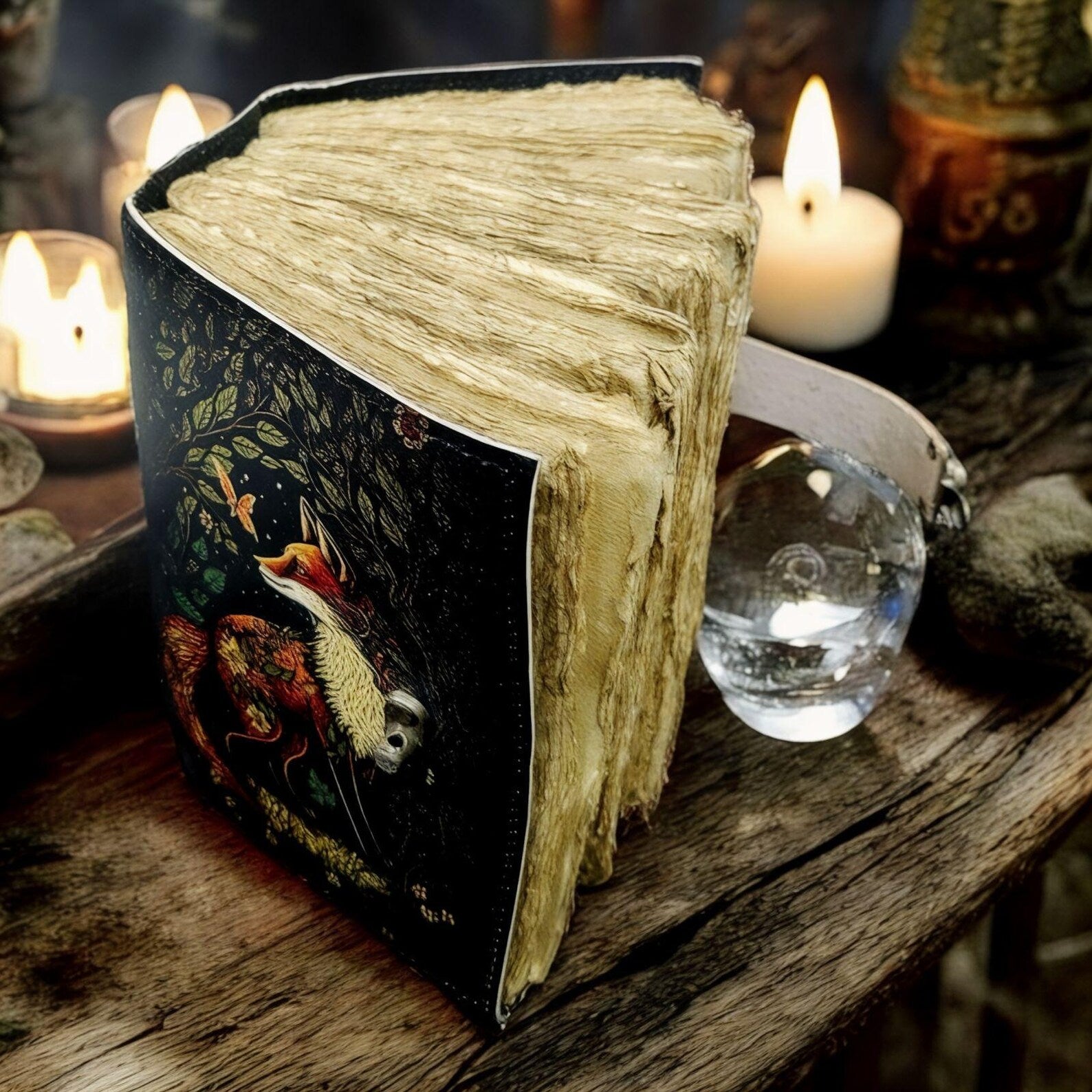 Fox Vintage Handmade leather Journal