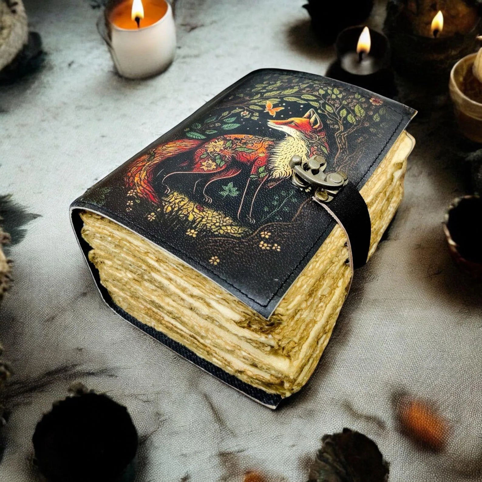 Fox Vintage Handmade leather Journal