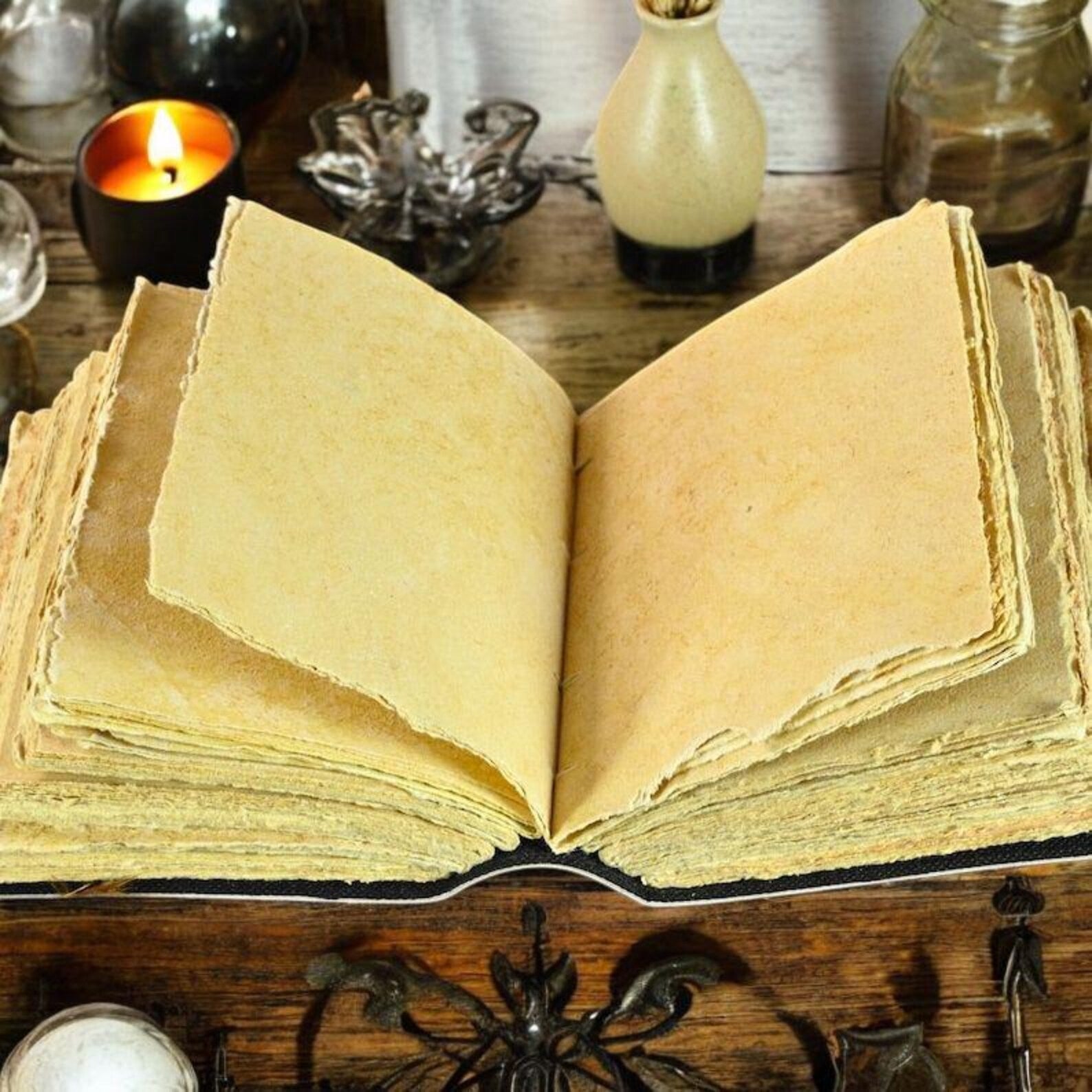 Mother of Earth Wiccan leather Journal
