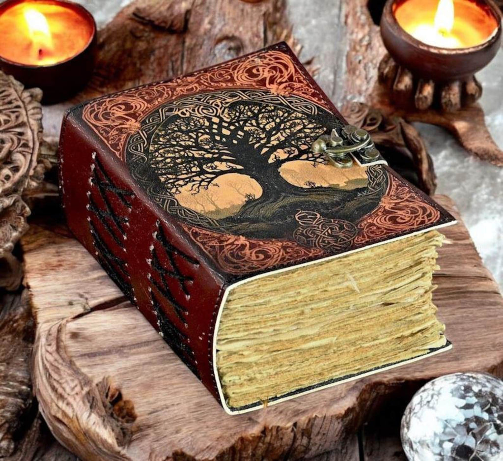 Tree of Life Handmade Vintage leather journal