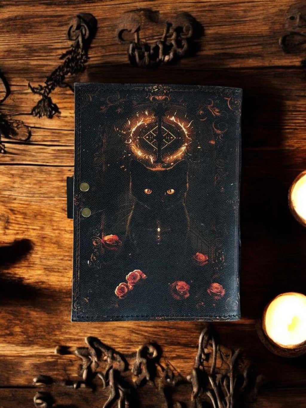 Little Witch Cat Blank Spell Book of shadow