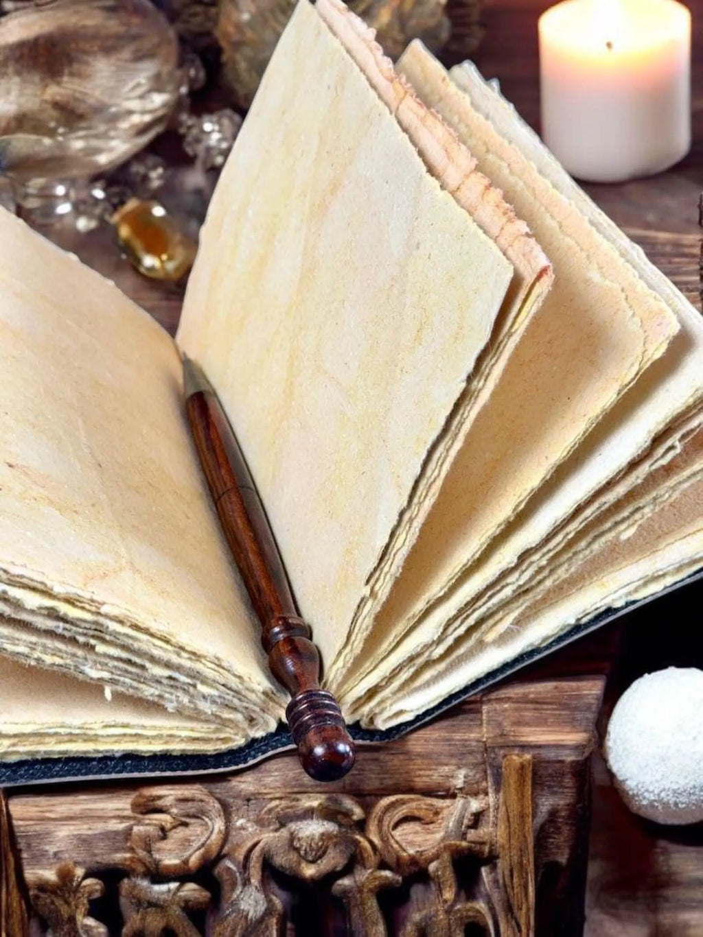 Book of Shadows Tree of Life leather journal